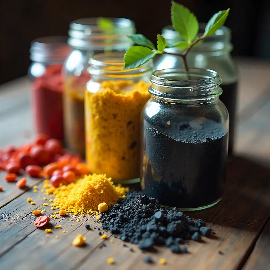 Dyeing process demonstration